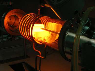 Индукционно нагряване и втвърдяване на метали