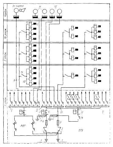 Schemat ideowy zasilania 16-piętrowego jednosekcyjnego budynku mieszkalnego