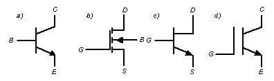 Конвенционални графични обозначения на транзистори