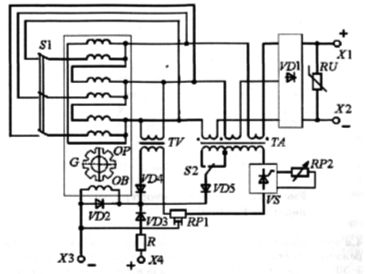 תרשים סכמטי של מחולל הריתוך GD-4006