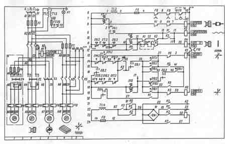 Schemat elektryczny frezu