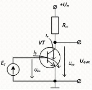 Schematy obwodów tranzystora bipolarnego ze wspólnym emiterem