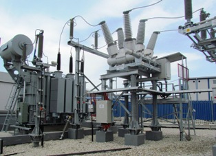Подстанция 110 kV, построена за Зимните олимпийски игри през 2014 г. в Сочи