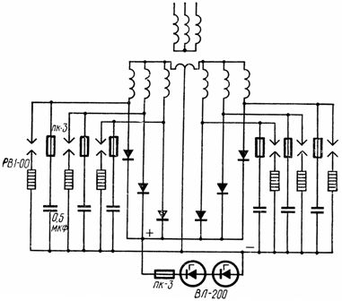 Obwód przeciwprzepięciowy po stronie uzwojenia transformatora i prąd wyprostowany