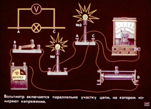 Включване на волтметъра