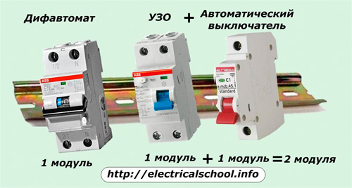 Difautomat, RCD ומתג אוטומטי