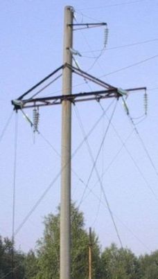 Podpora żelbetowa 110 kV