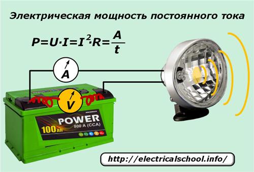 Електрическа мощност с постоянен ток