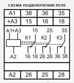 Schemat podłączenia przekaźnika