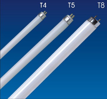 Флуоресцентни лампи Т4, Т5 и Т8