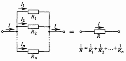 Prąd przy równoległym połączeniu przewodów