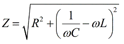 ביטוי לעכבה Z של מעגל AC