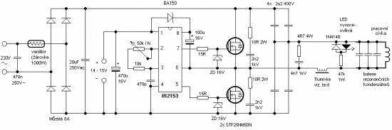 Schemat instalacji ogrzewania indukcyjnego