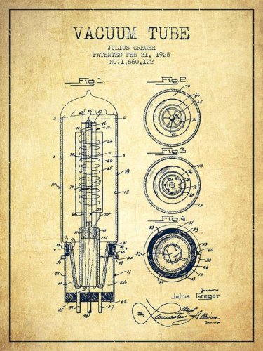 Patent na rurę próżniową 1928