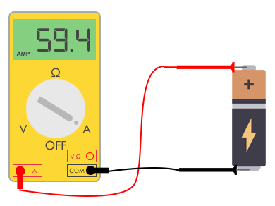 Измерване на тока на батерията