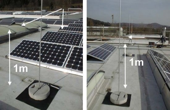 جهاز الحماية من الصواعق للألواح الشمسية