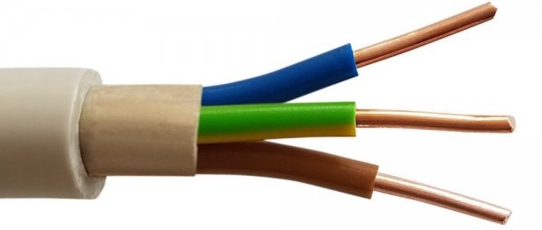 Měděný napájecí kabel