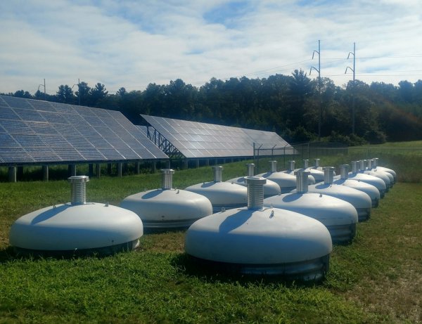 Съхранение на енергия на маховик в слънчева електроцентрала