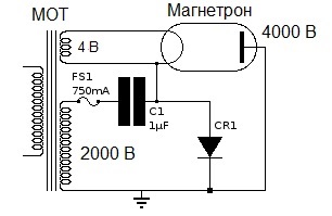 Схема на превключване на магнетрона