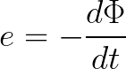 Prawo indukcji elektromagnetycznej w postaci matematycznej