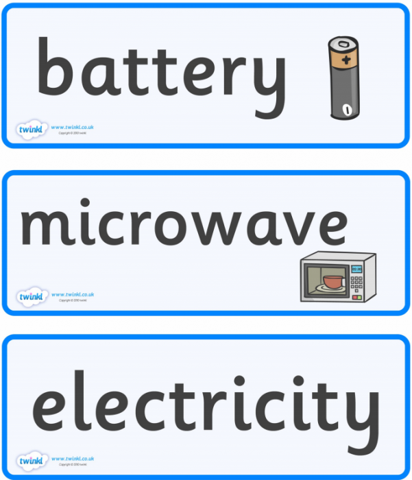 Батерия, микровълнова печка, електричество